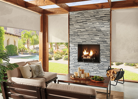 Exterior Window Shades - Roman Shades - Custom Blinds in Nashville - Faux Wood Blinds | Dynamic Delivery Blinds