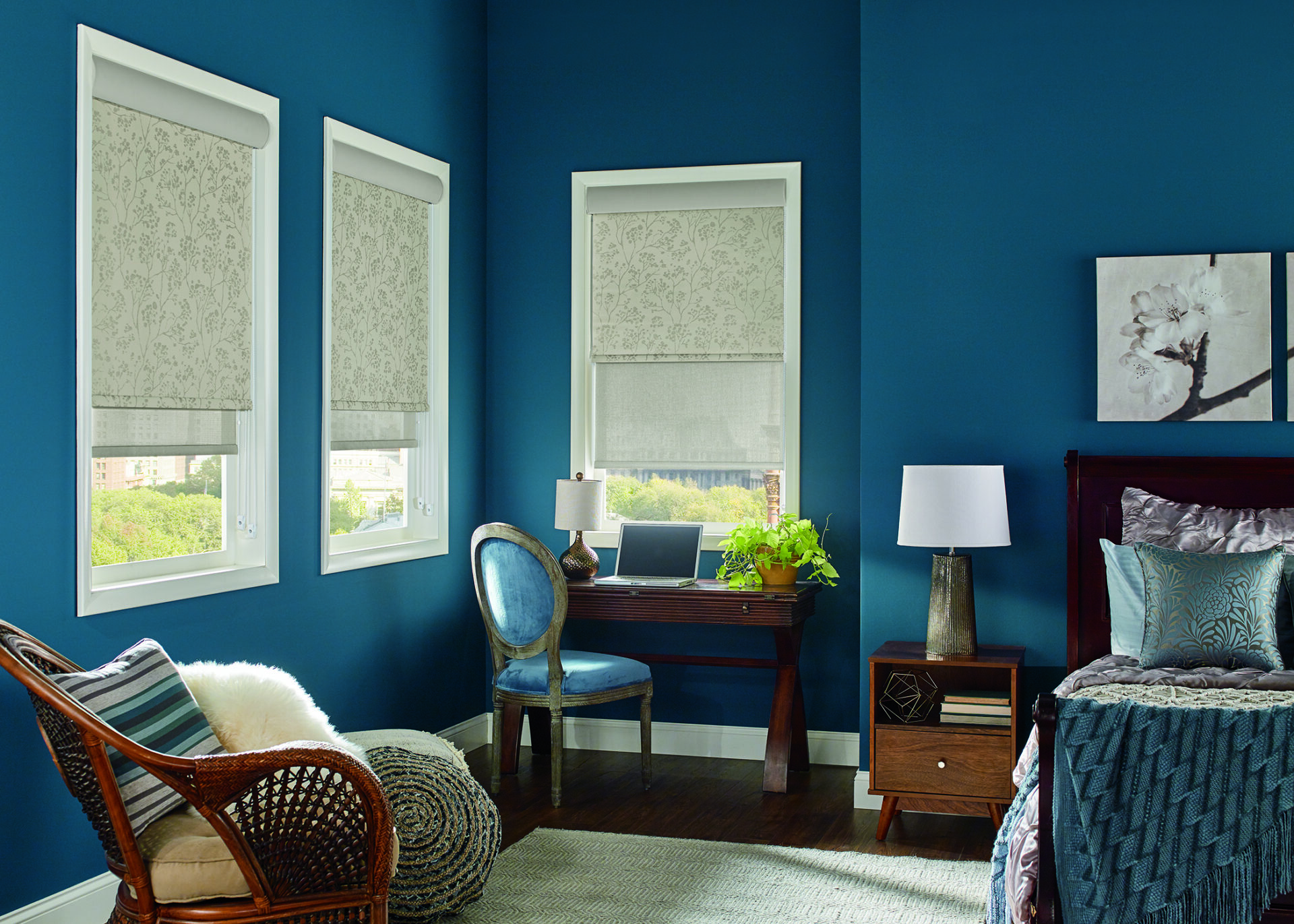 Arboretum Black Out Monarch - Roman Shades, Roller Shades, Solar Shades, Cellular Shades, & more - Dynamic Delivery Blinds | Nashville, TN