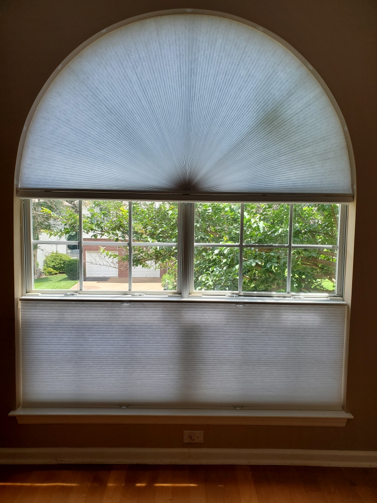 Cell arch Shades and Roman Shades - Interior Window Plantation Shutters - Custom, Motorized Window Treatments, Blind Repair, Custom Blinds | Nashville, TN