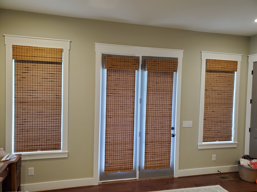 Natural Roman Shades - Interior Window Plantation Shutters - Custom, Motorized Window Treatments, Blind Repair, Custom Blinds | Nashville, TN